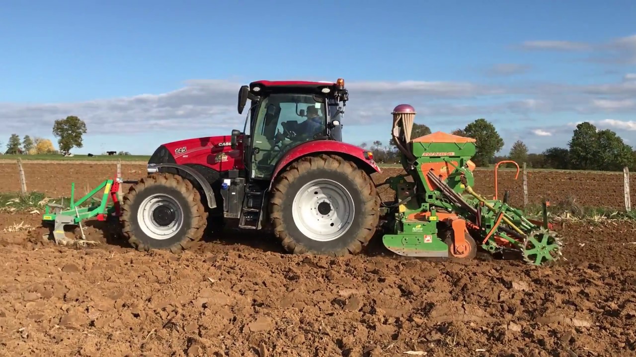 Case IH Maxxum 145 CVX & Amazone