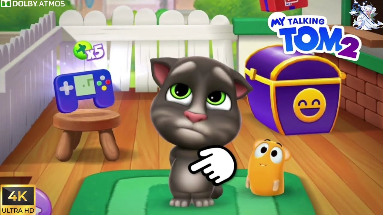 My Talking Tom 2 Gameplay Walkthrough #4 - High Score #2: Spooky Train