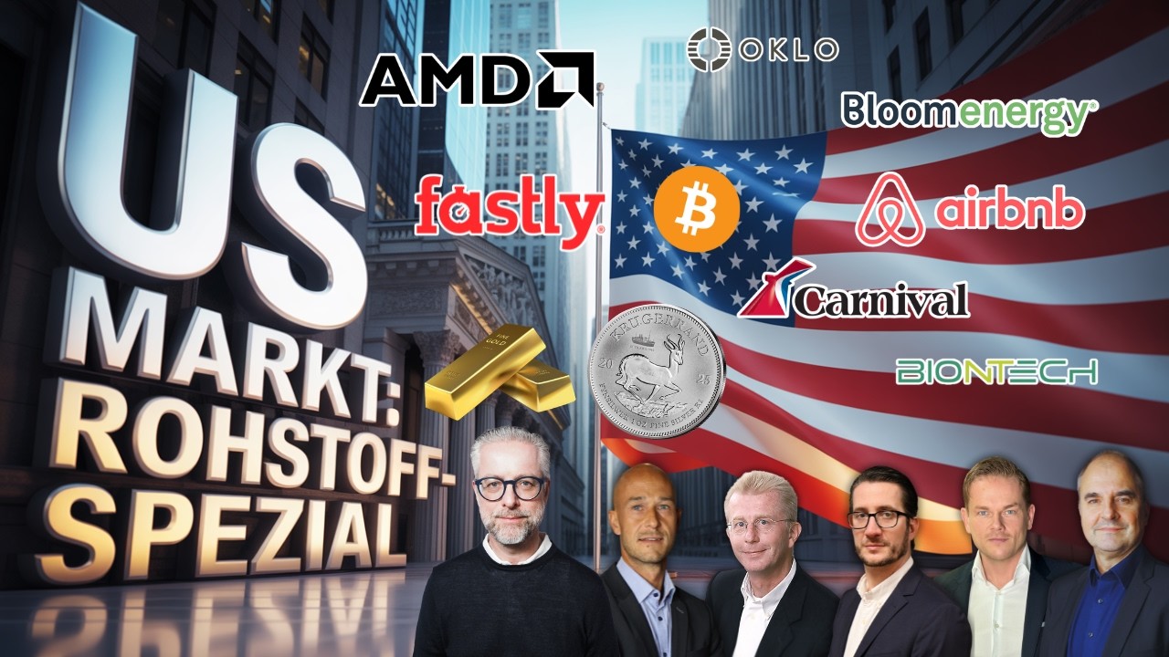 US-Start: Zinsen & Rohstoffe im Fokus – AMD, Airbnb, Oklo, Bloom Energy, Fastly, Lowe´s
