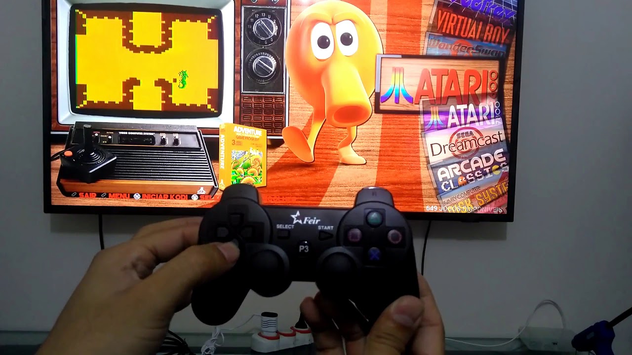 Como configurar qualquer controle ps3 sem fio no Recalbox