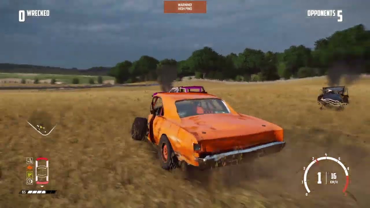 Out of bounds glitch in Wreckfest