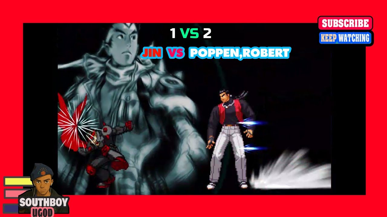 JIN VS ROPPEN,ROBERT STREET FIGHTER ALPHA3 MUGEN 2025