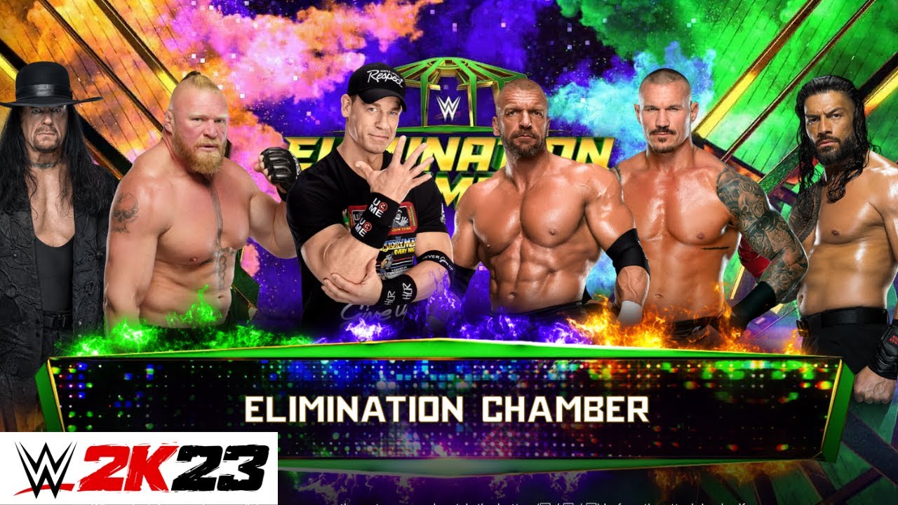 Epic WWE Elimination Match: Brock Lesnar , Undertaker ,John Cena, Randy Orton,Triple H,Roman Reigns