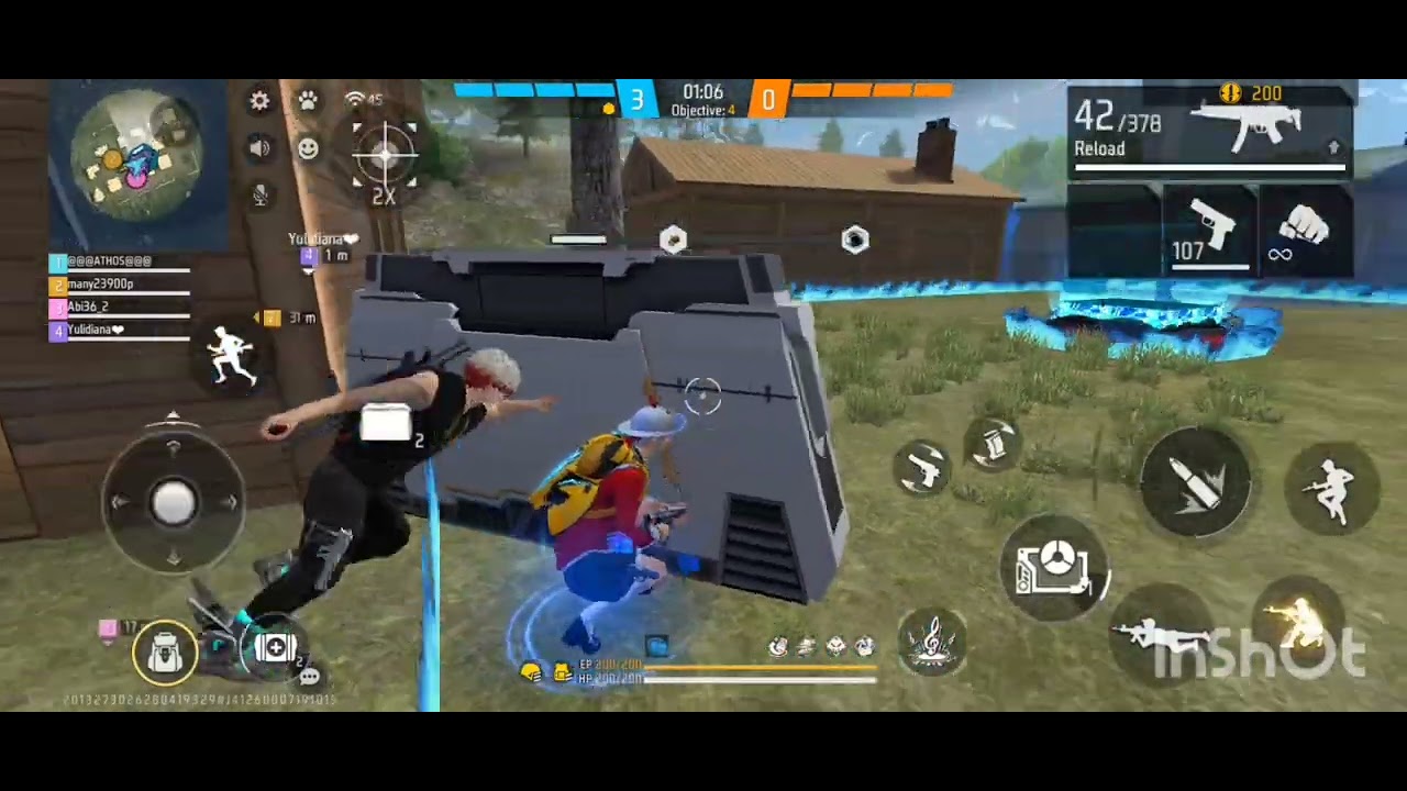 Una partida de locos free fire DUELO ESCUADRA CLASIFICATORIA 