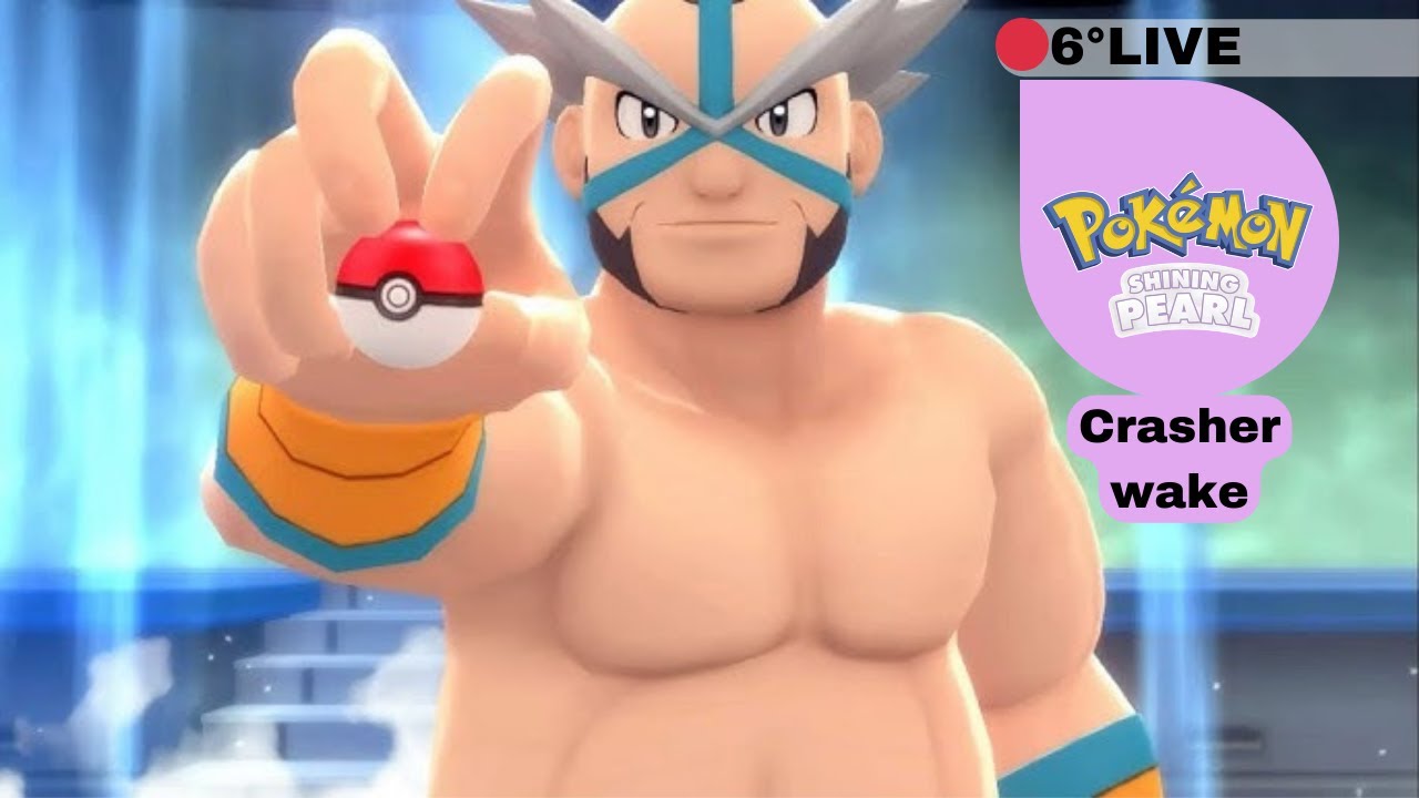 🔴 LIVE | Pokémon Shining Pearl Ep6: Como ganhar a quarta insígnia, do Crasher Wake!
