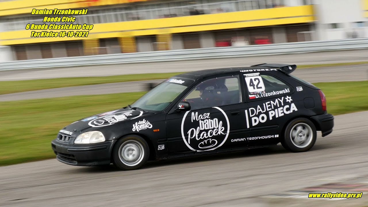 Damian Trzonkowski - Honda Civic - 6 Runda ClassicAuto Cup Tor Kielce 16-10-2021