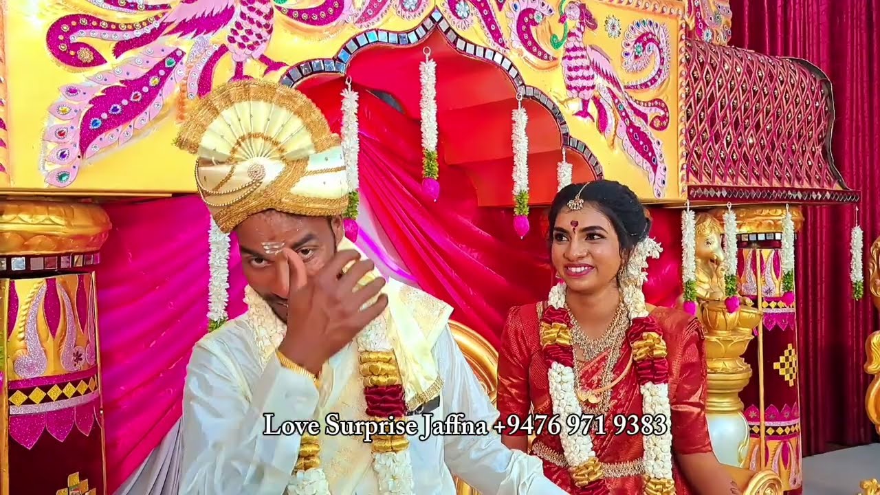 மன மேடையில் கண்கலங்கி நின்ற மணமகன்
