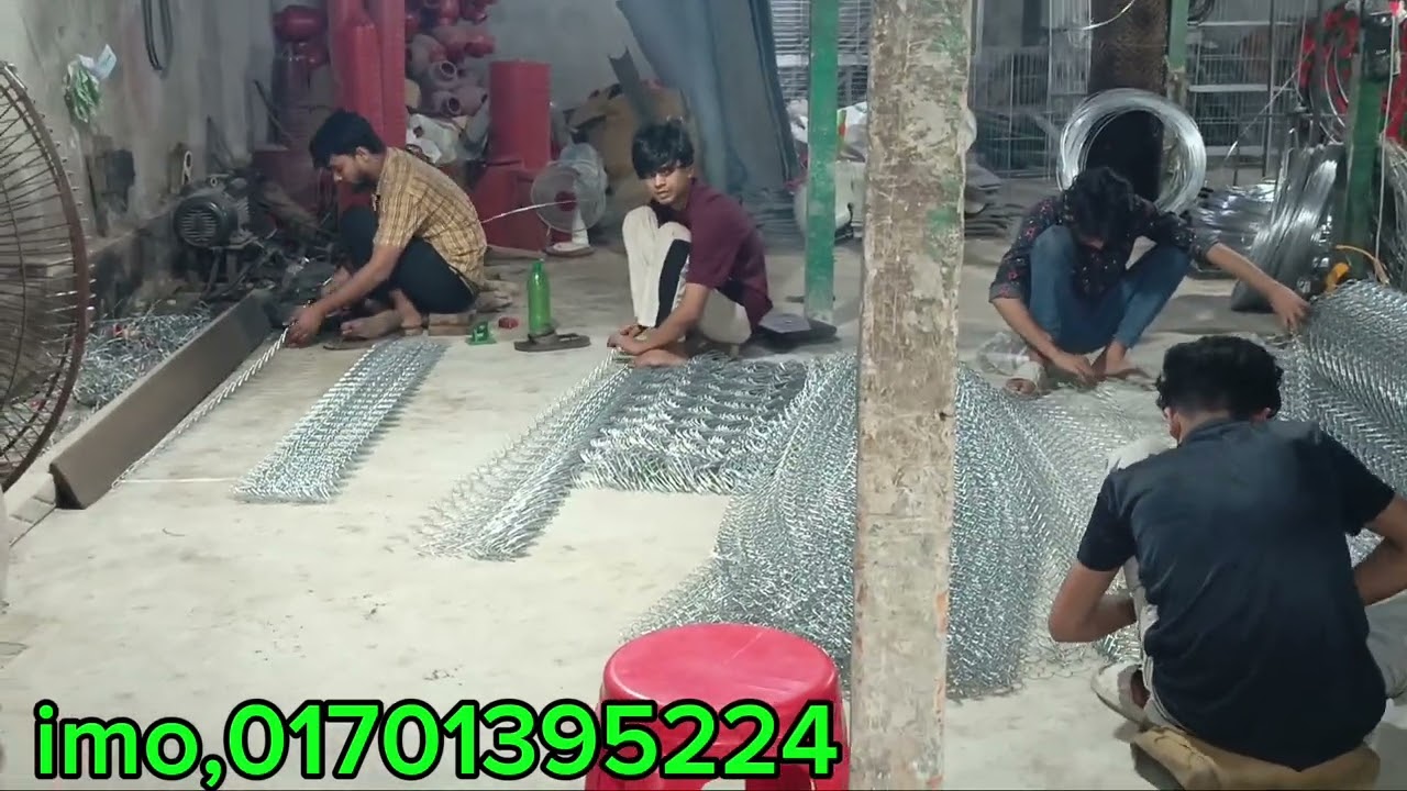 12 নাম্বার তার ২ ইঞ্চি গ্যাপ দিয়ে গরুর ঘরের জন্য নেট অর্ডার করুন