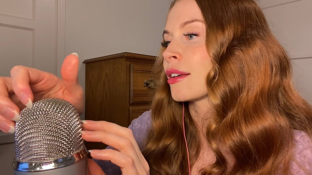 🌿ASMR🌿 10 Facts About Me + Mic Scratching (No Cover) — 100% Whispered Ramble & Featured Trigger