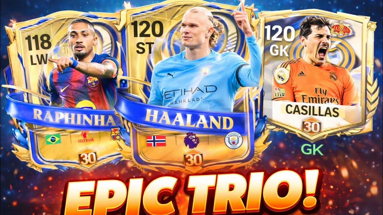 I FACED UTOTY PLAYERS FOR THE FIRST TIME 🥶 | HAALAND , RAPHINHA VS CASILLAS 🔥 | FC MOBILE | 