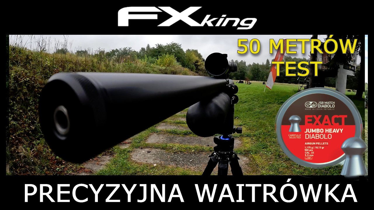 Na ciężki śrut - FX KING 5.5mm synthetic | Ile strzałów z wiatrówki #fxking