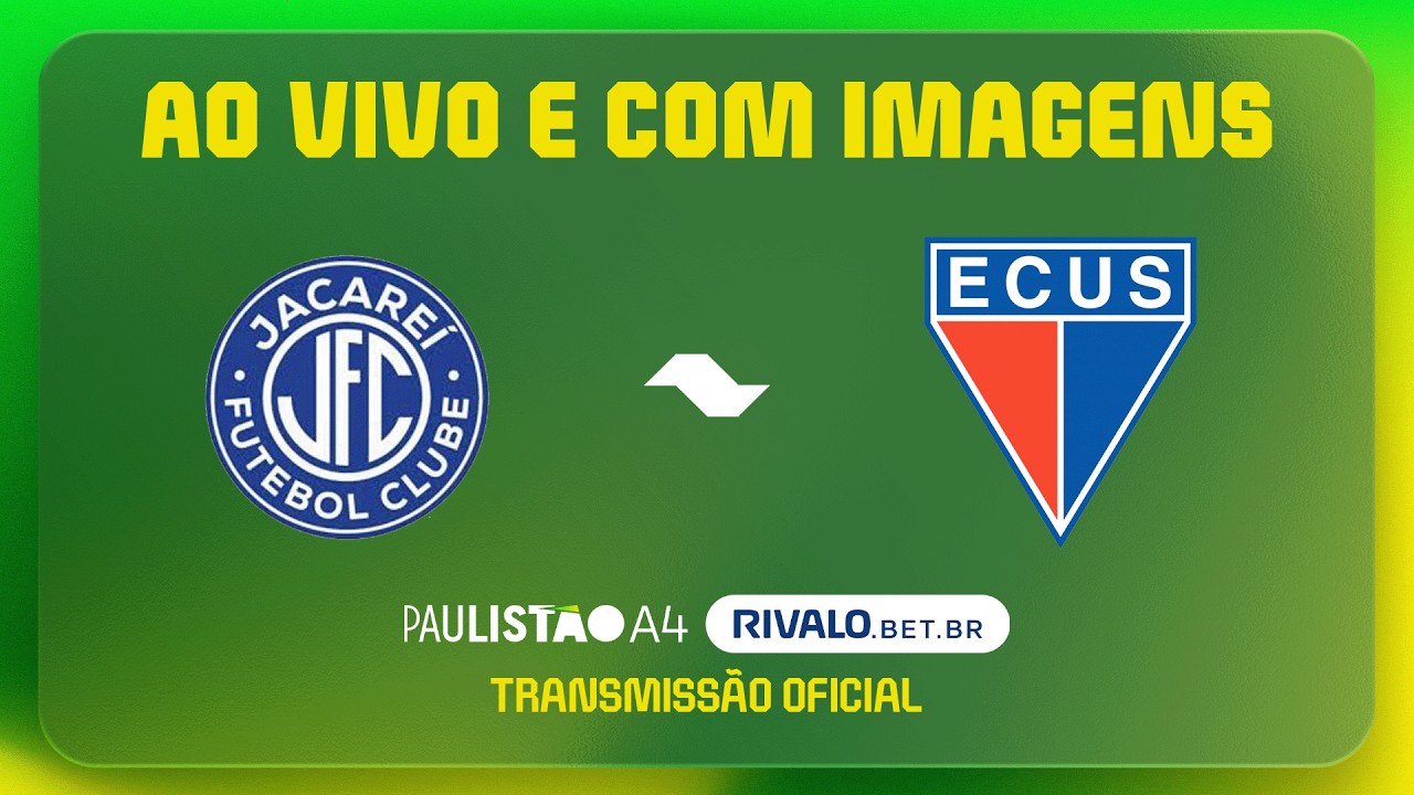 JOGO COMPLETO: JACARE&Iacute; X ECUS | RODADA 15 | PAULIST&Atilde;O A4 RIVALO 2026