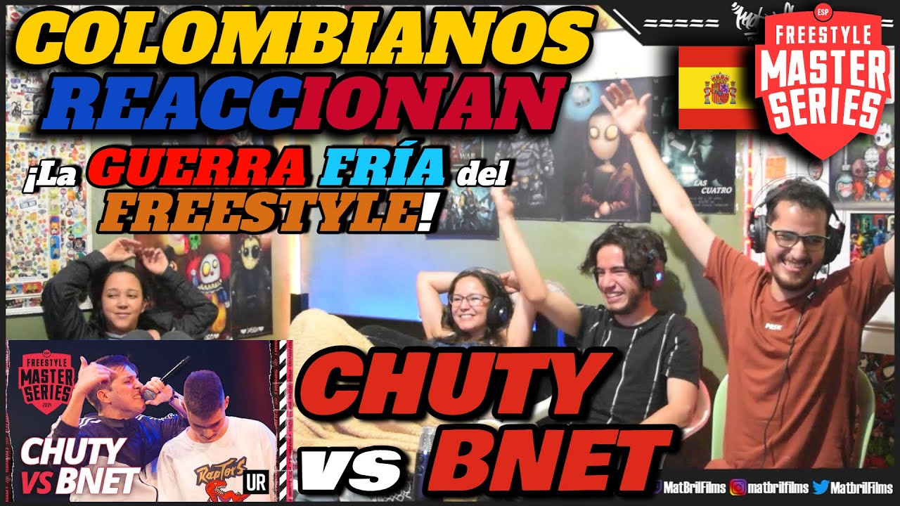 🔴COLOMBIANOS REACCIONAN a CHUTY vs BNET - ¡La GUERRA FRÍA del FREESTYLE! [FMS ESPAÑA 2019]