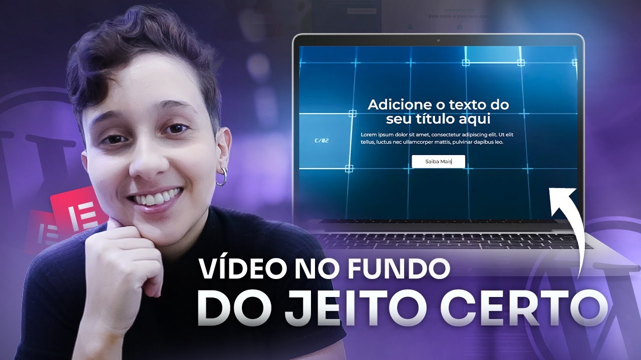 Vídeo no Fundo do Site | Adicionar Vídeo no Fundo do Conteiner
