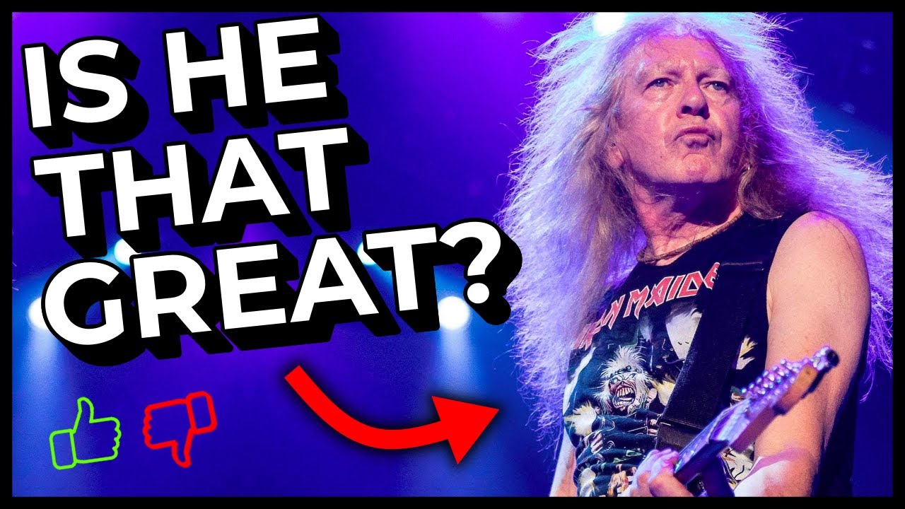 Hear how ACCURATE Janick Gers ACTUALLY is live | Iron Maiden Reaction