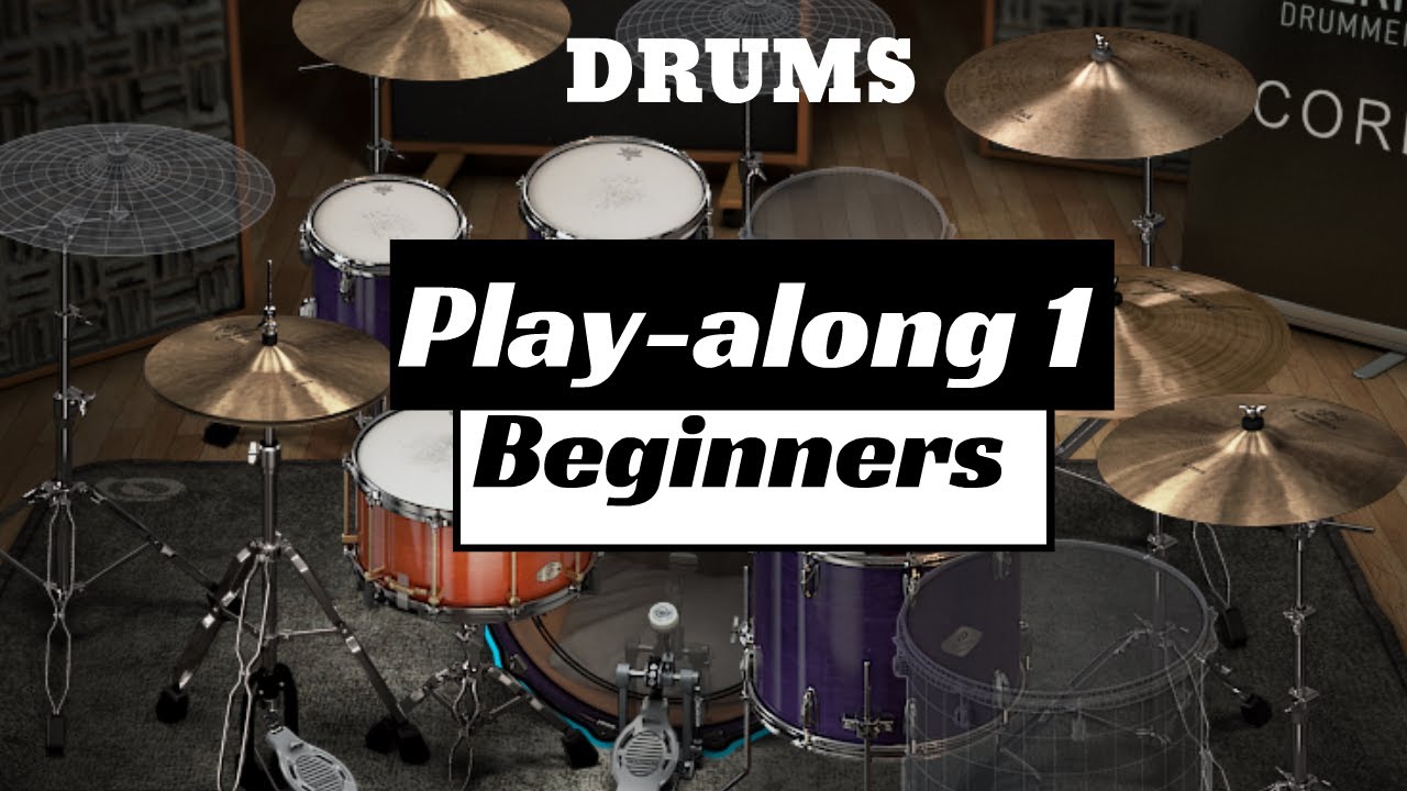 Drums play-along 1 - beginners