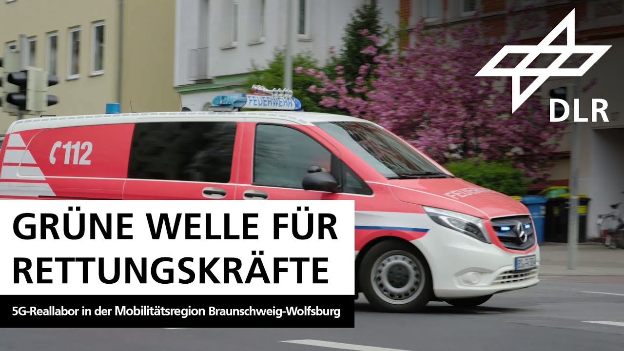 Grüne Welle für Rettungskräfte: 5G-Reallabor in der Mobilitätsregion Braunschweig-Wolfsburg