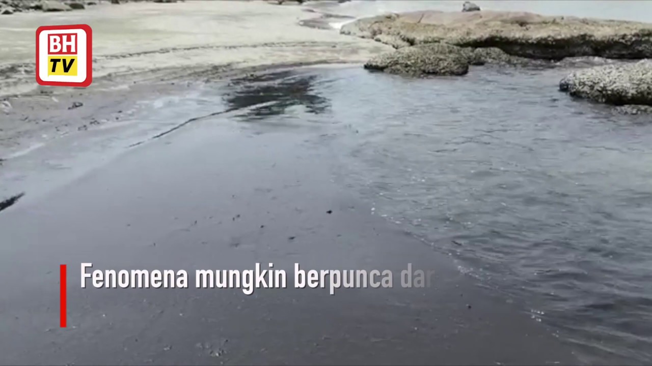 Air laut hitam, berlumpur fenomena biasa