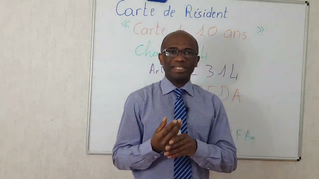 CARTE DE 10 AN  Séjour de 10 ans MANLOUME SAID EL HADI