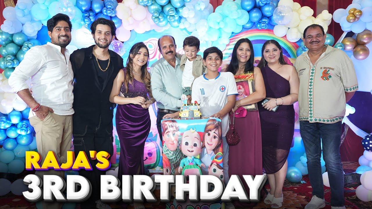 RAJA'S 3RD BIRTHDAY 😍