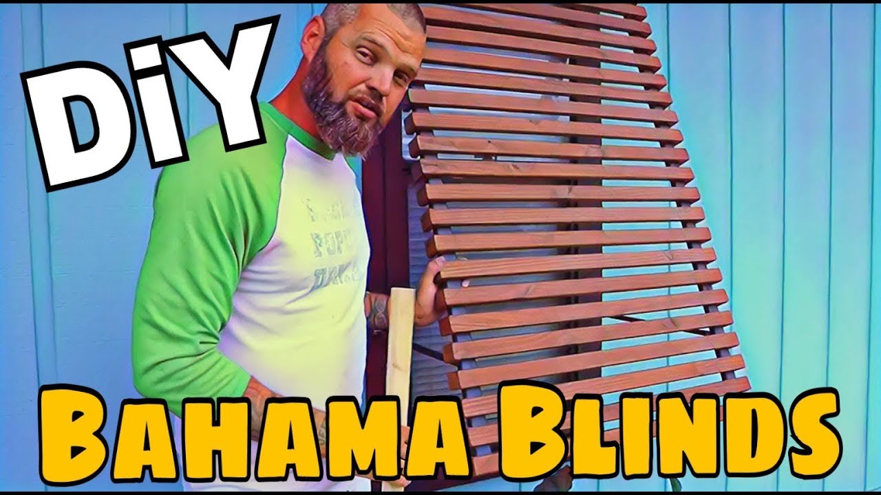 DIY Bahama Blinds / Rain Screens