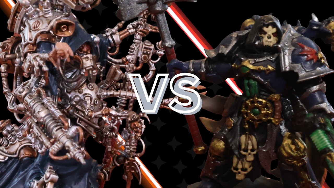 Adeptus Mechanicus VS Chaos Space Marines Warhammer 40K Competitive Battle Report