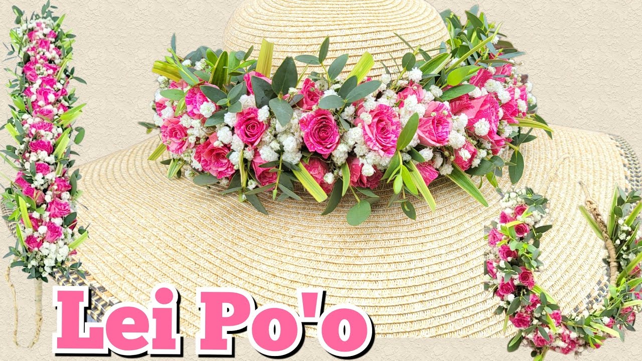 NEW: HOW TO MAKE LEI PO'O Wili Style | Head Lei aka flower crown #juvilee2575 #diy