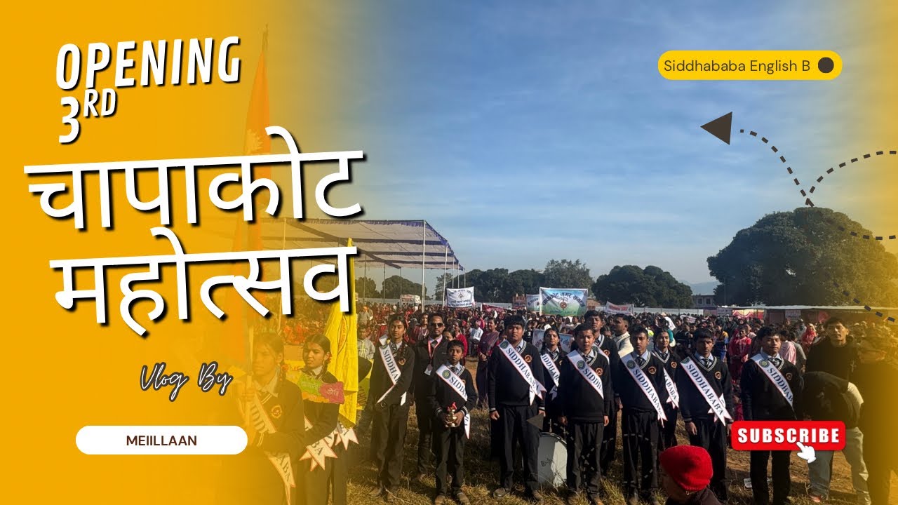 Opening ceremony chapakot 3rd mahotsab // Siddhababa//meiillan 