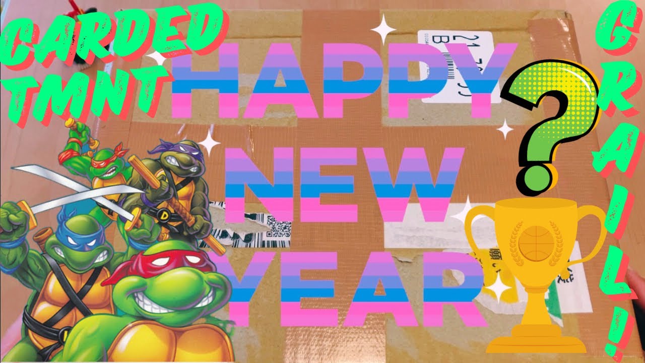 First toy of 2025 a TMNT GRAIL? Unboxing a mystery Vintage TMNT on card figure