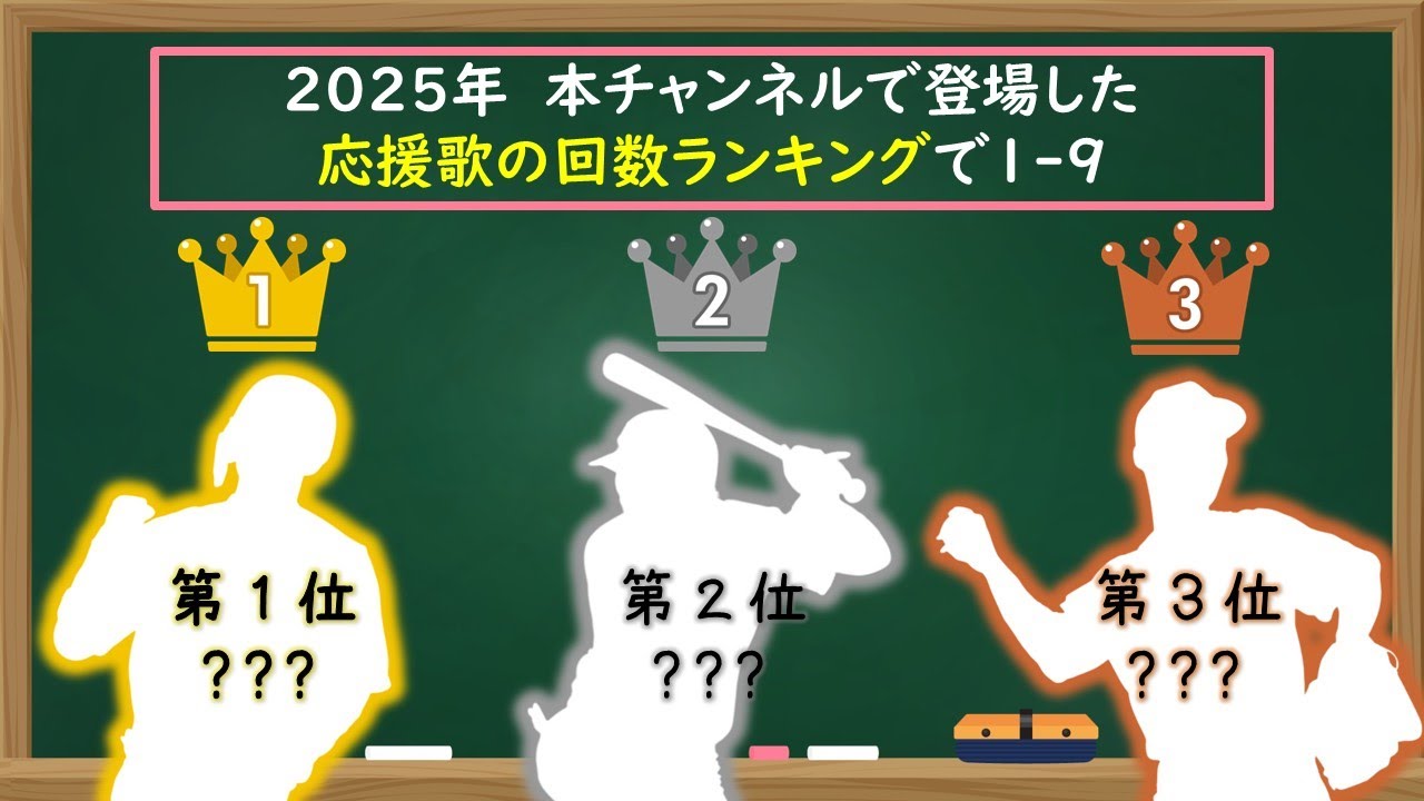 【AIきりたん】2025年 本チャンネルに登場した応援歌の回数ランキングで　1-9 feat KIRITAN & MERROW