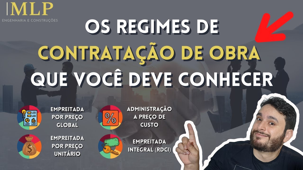 REGIMES DE CONTRATAÇÃO DE OBRA QUE VOCÊ DEVE CONHECER | MARCELO REINA