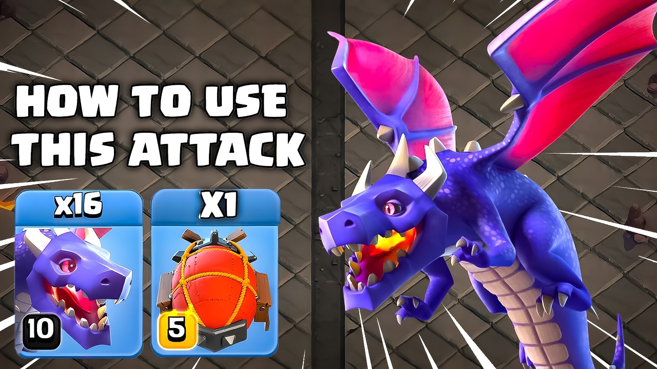 How to Use Th15 Dragon Attack Strategy | Clash of Clans