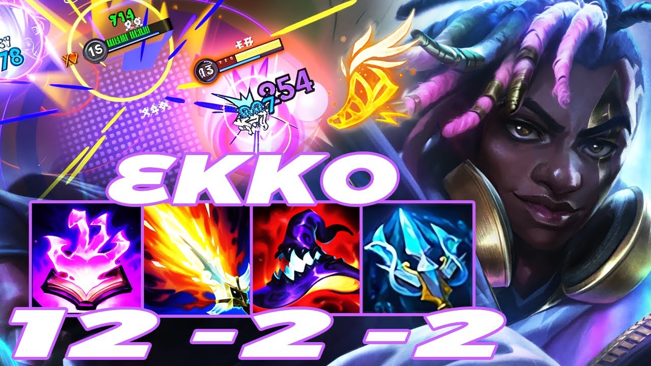 PENTA KILL 😱😱 WILD RIFT EKKO JUNGLE GAMEPLAY | 12 -2 -2 MVP | EKKO BUILD RUNES