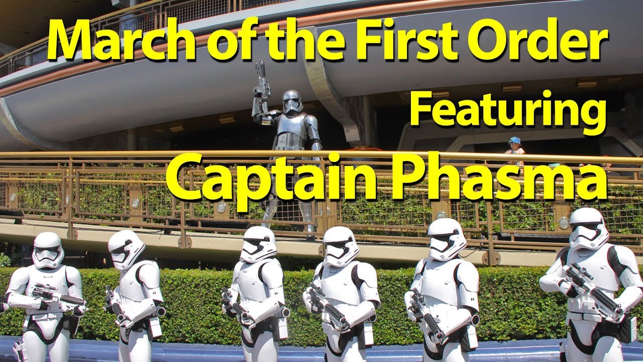 March of the First Order with Captain Phasma - Disneyland Resort
