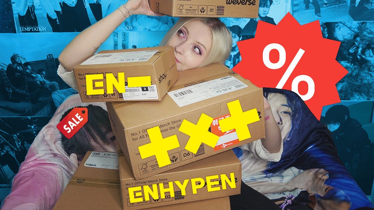 WE BOUGHT TOO MUCH ON BLACK FRIDAY? 💸 Unboxing of packages from WEVERSE SHOP (ENHYPEN, TXT)