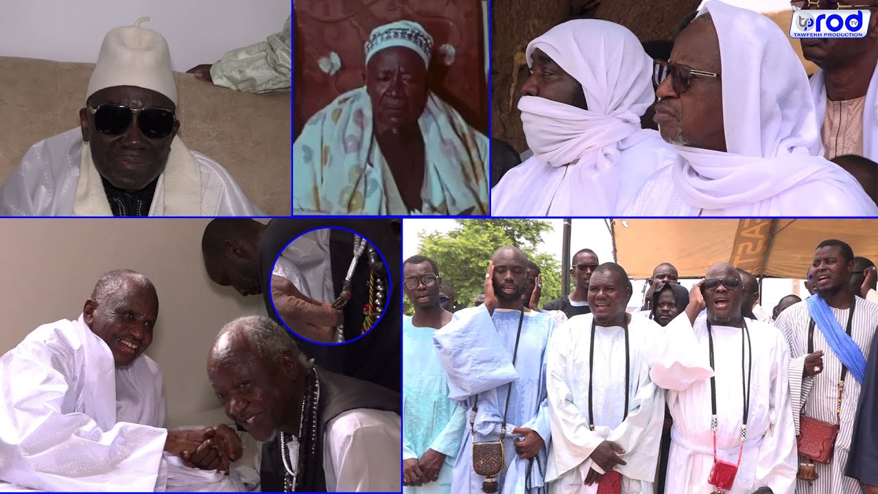 Visite de S.Abo MBACKE Khalifa S.Fallou MBACKE le 08 Juillet2023 Darou Tanzil Keur S.Mourtada MBACKE