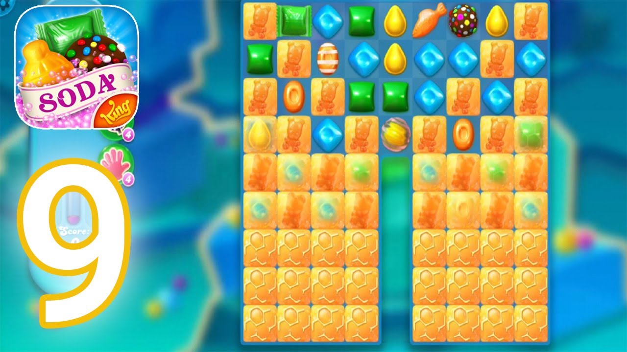 Candy Crush Soda Saga - Gameplay Walkthrough Part 9 - Level 51 - 55 Completed (iOS, Android)