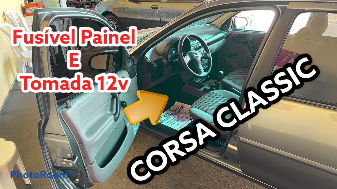 CORSA CLASSIC - PAINEL DE INSTRUMENTOS APAGADO E TOMADA 12v SEM FUNCIONAR