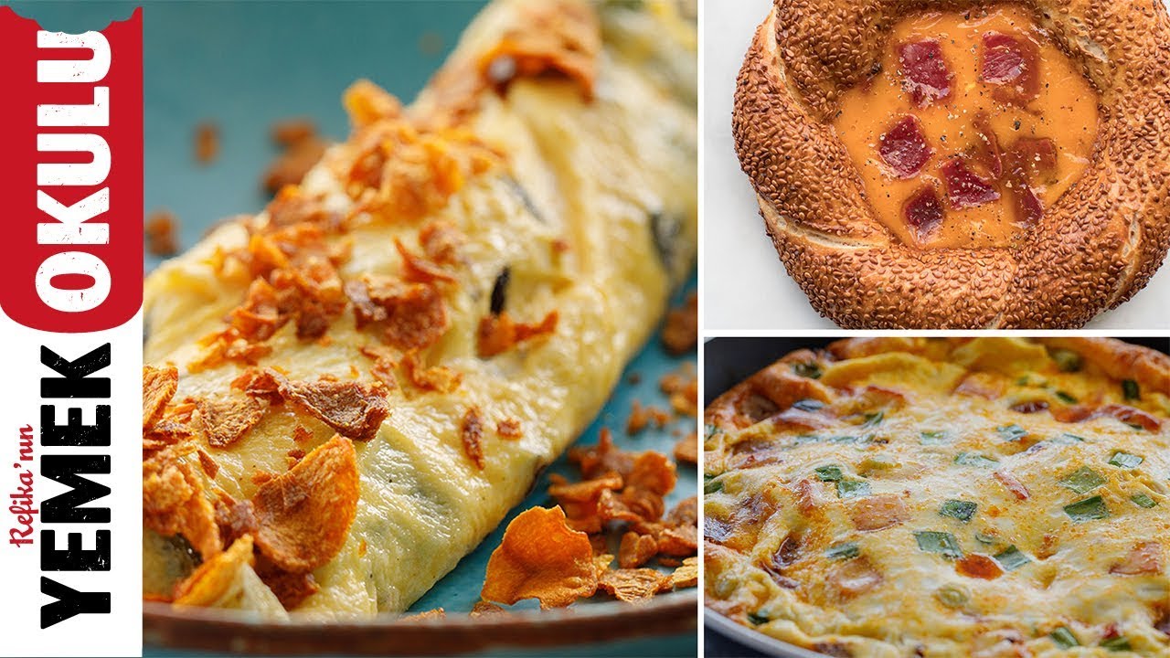 3 Gurme Yumurta Tarifi ( Pofidik, Mantarlı Çıtırtılı ve Simitli ) | Kahvaltı Tarifleri