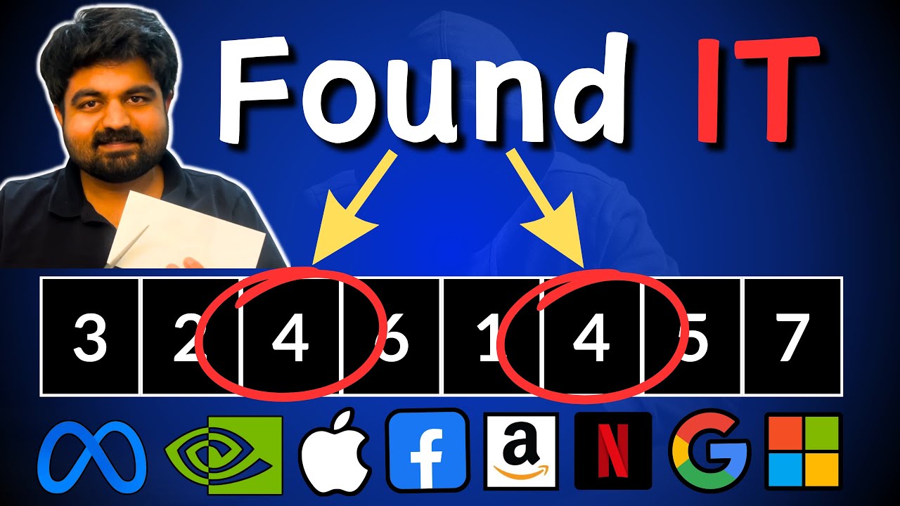 Find the Duplicate Number: 287 - nvidia interview question