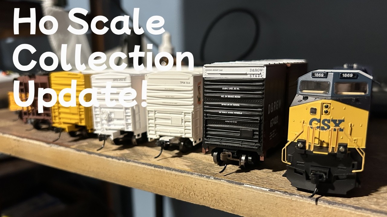 Ho Scale Train Collection Update
