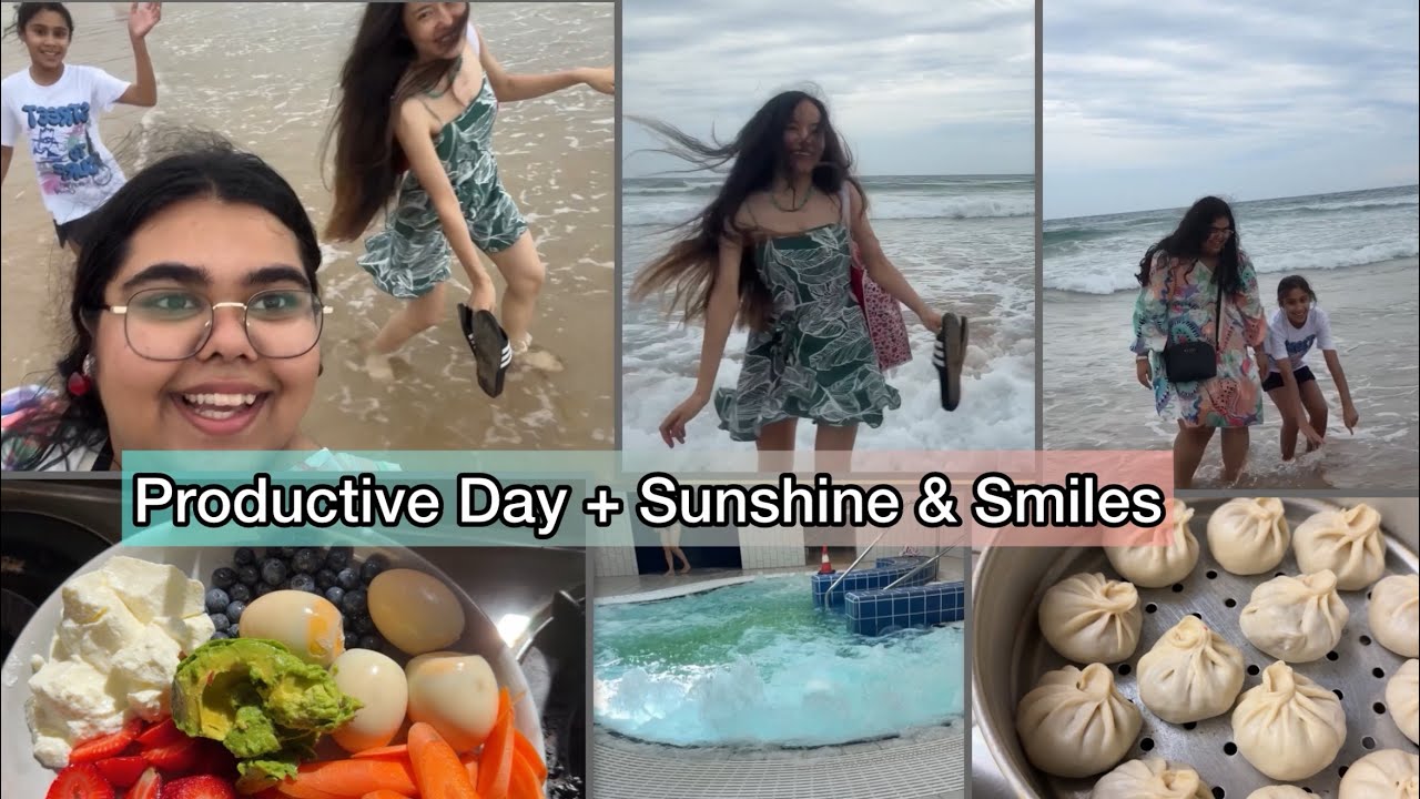 From Sauna to Sand: A Day of Relaxation, New Faces & Beach Vibes 🌊#tibetanvlogger 