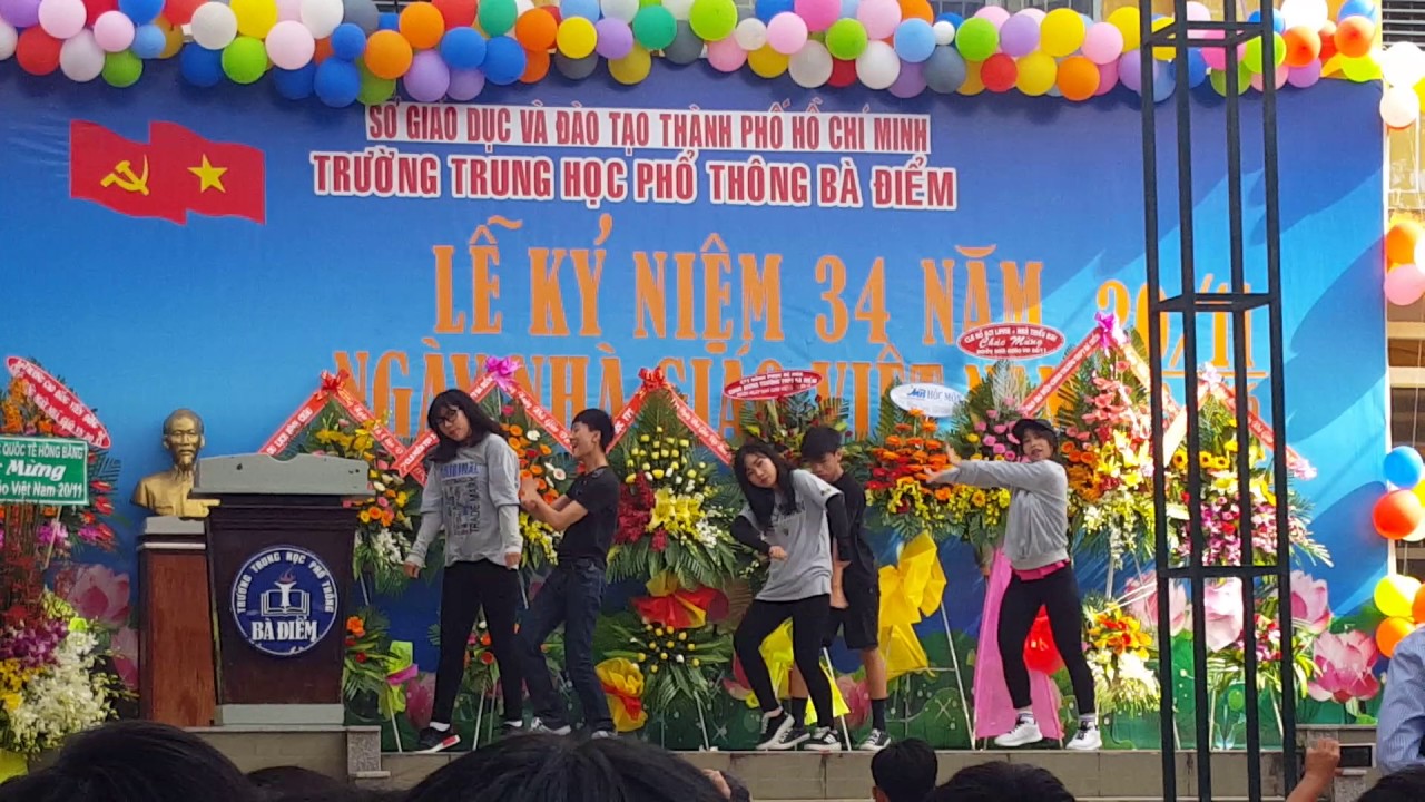 Tiết mục nhảy ngày 20.11 trường THPT Bà Điểm năm 2016