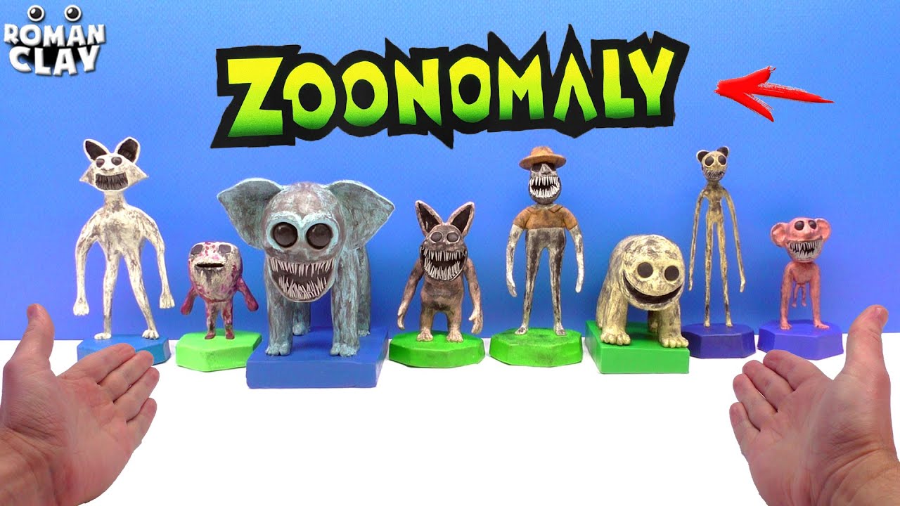 Making Zoonomaly Monsters with Clay ► Sculptures Timelapse | Roman Clay