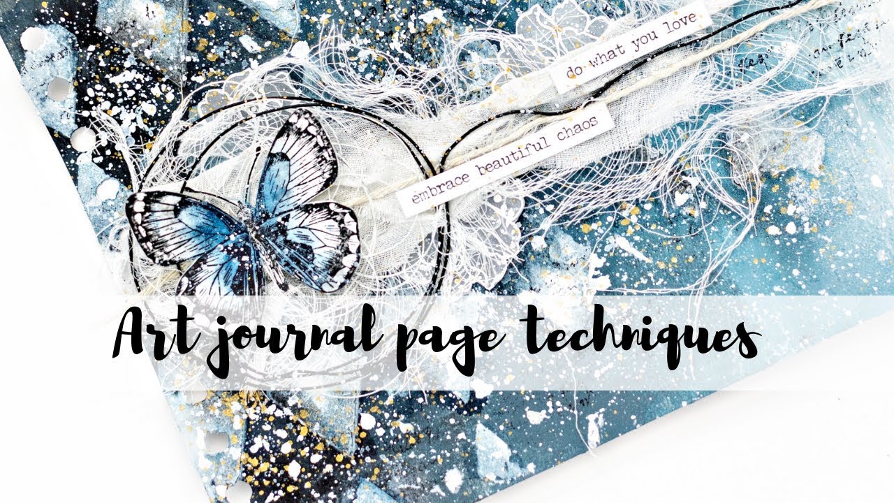 Easy art journal techniques | Ombre paint