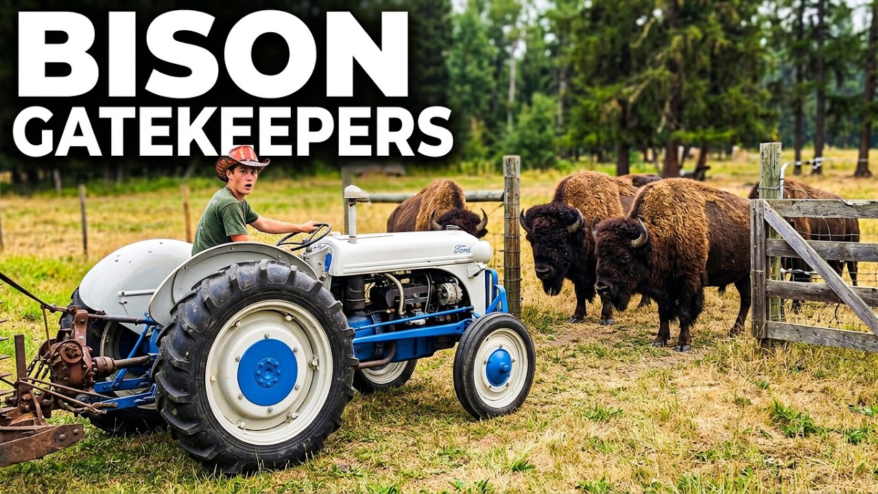 Field Maintenance with a Classic Tractor if the Bison will let us.