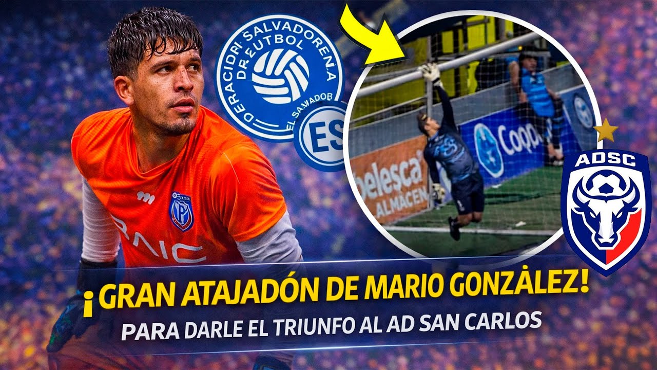 IMPARABLE MARIO GONZÁLEZ: el atajadón que le dio el TRIUNFO al AD San Carlos