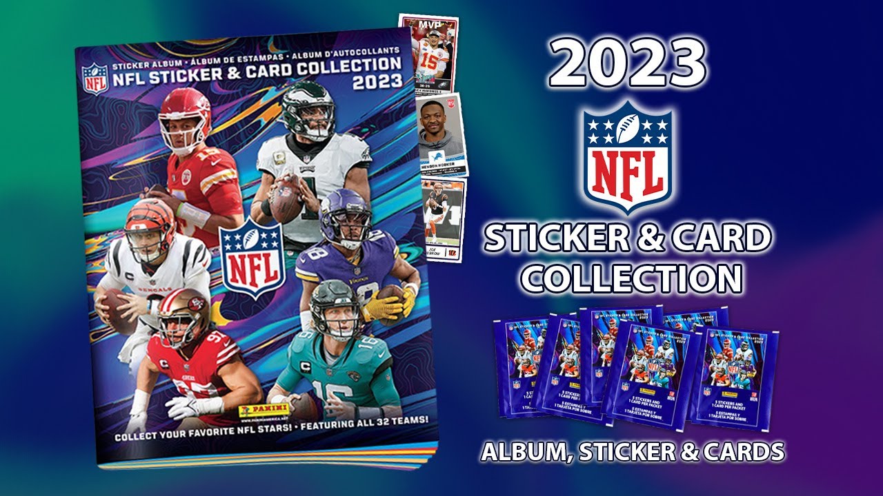 2023 PANINI NFL Sticker & Card Collection - ALBUM + 10 Packs