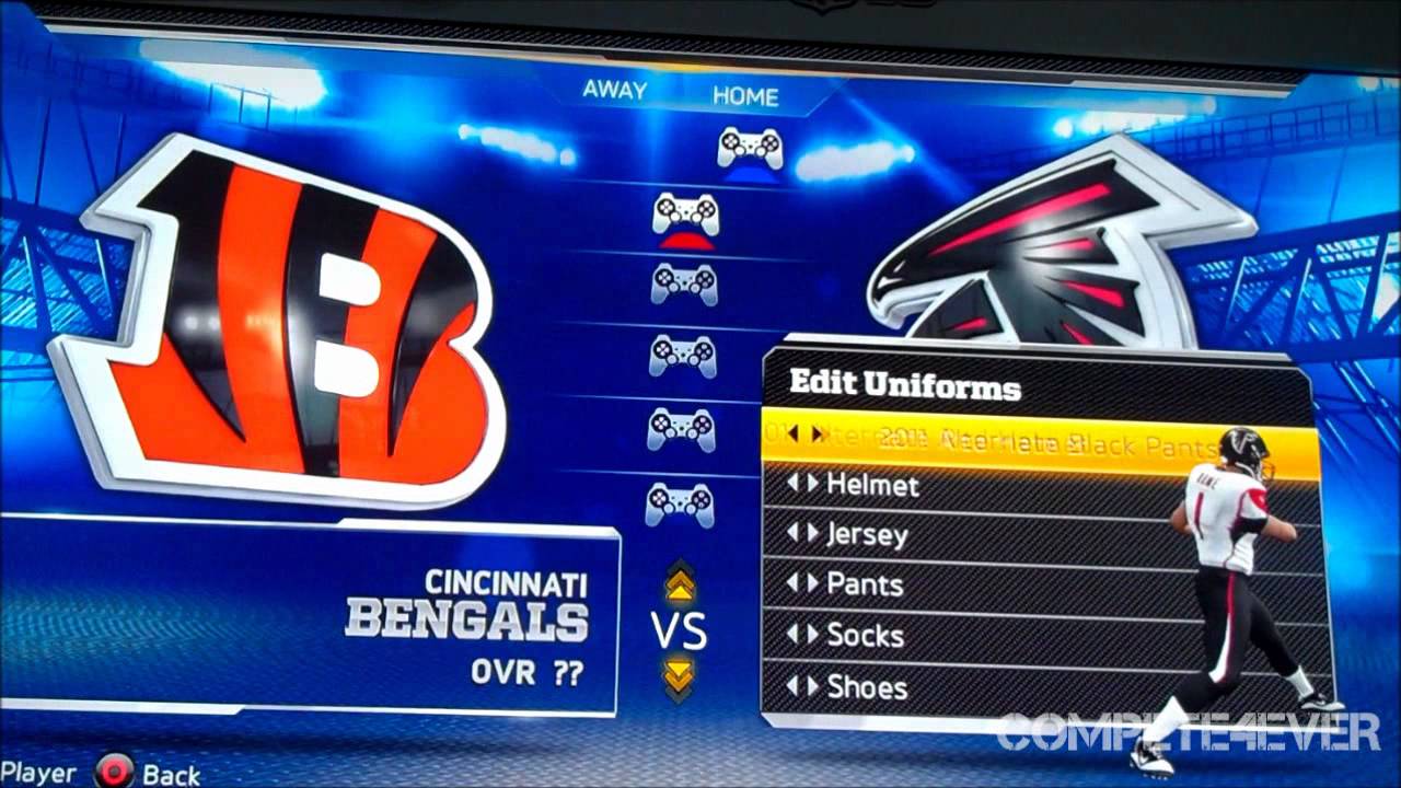 MADDEN 13 - ALL UNIFORMS FOR 33 TEAMS - ORIGINALS, ALTERNATES, THROWBACKS - E3 2012