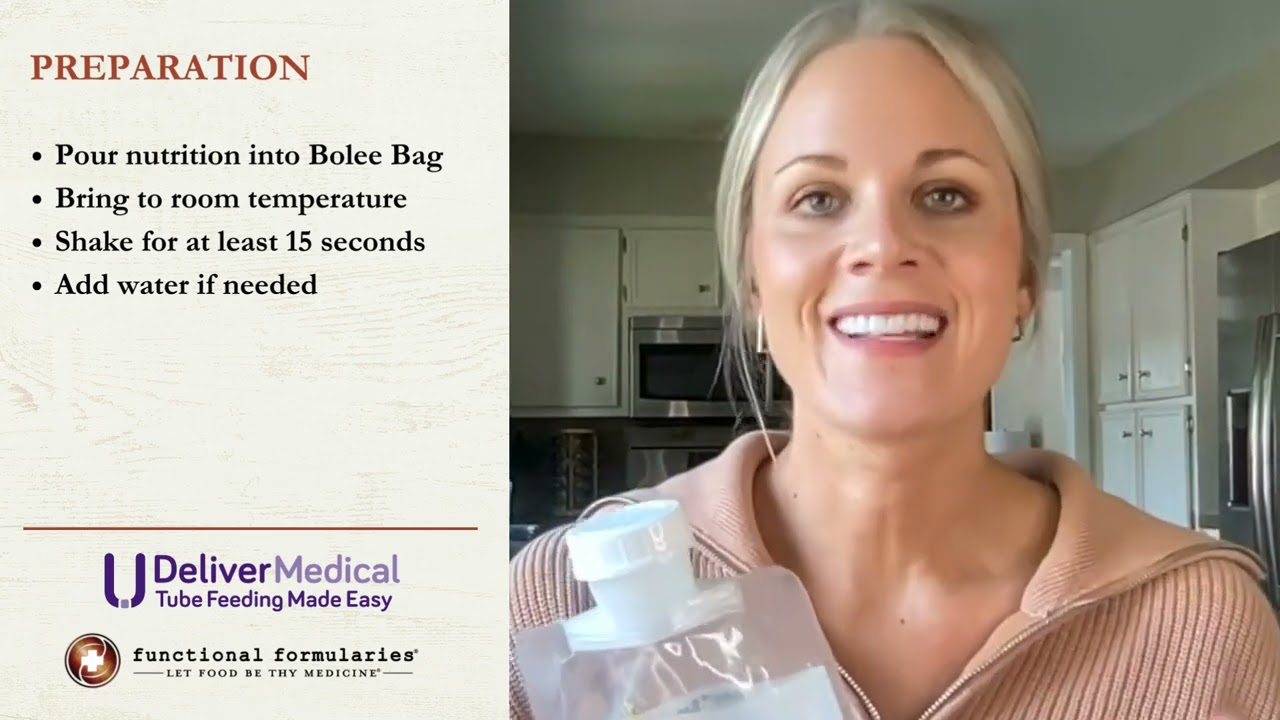 Effortless Enteral Feeding: Bolee® Bag System & Functional Formularies | Instructional Video